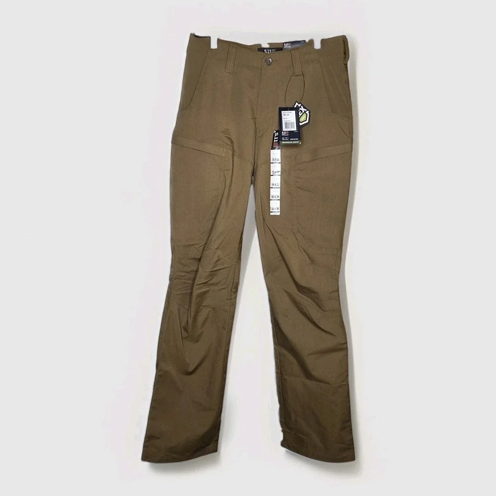 NWT 5.11 Mens 30X34 Tactical Apex Cargo Pant Stretch Battle Brown Regular Fit